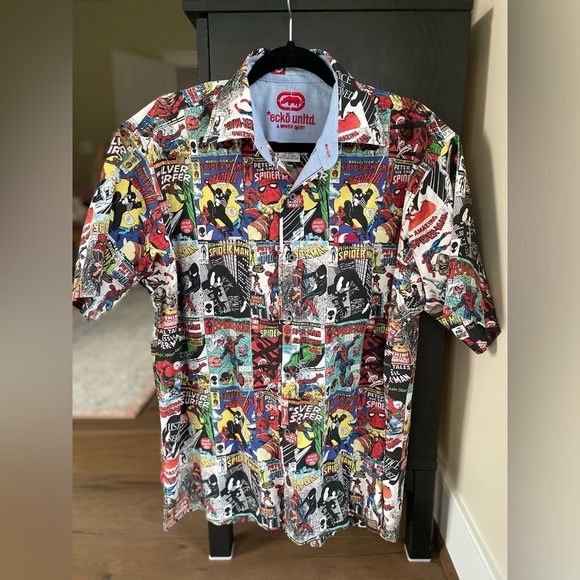 Ecko Unlimited Other - Ecko Unlimited Vintage Y2K Men's Comic Marvel Shirt, medium